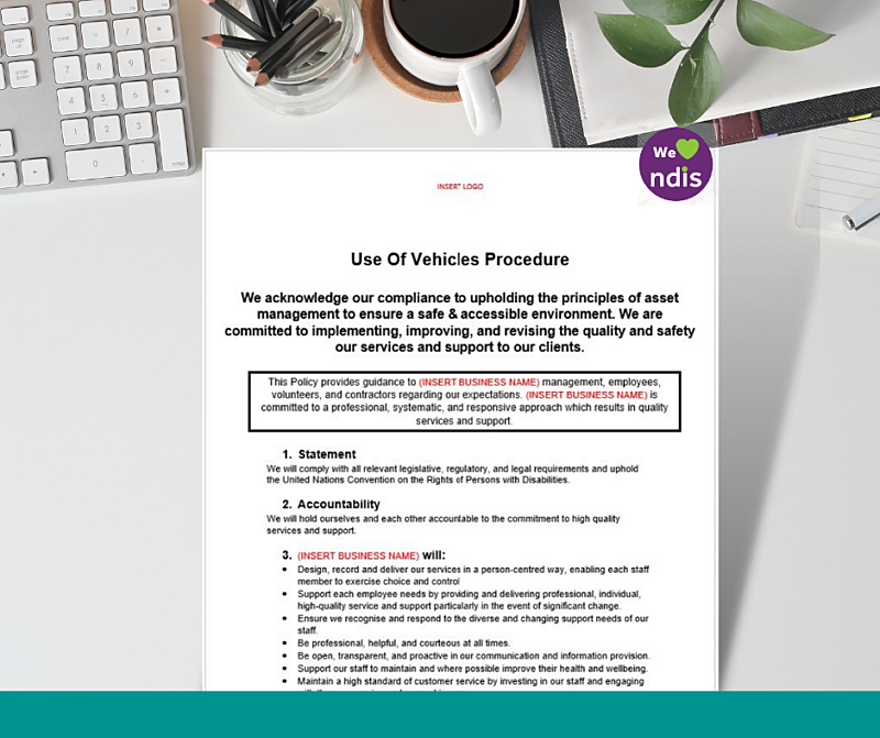 Use of Vehicles Procedure