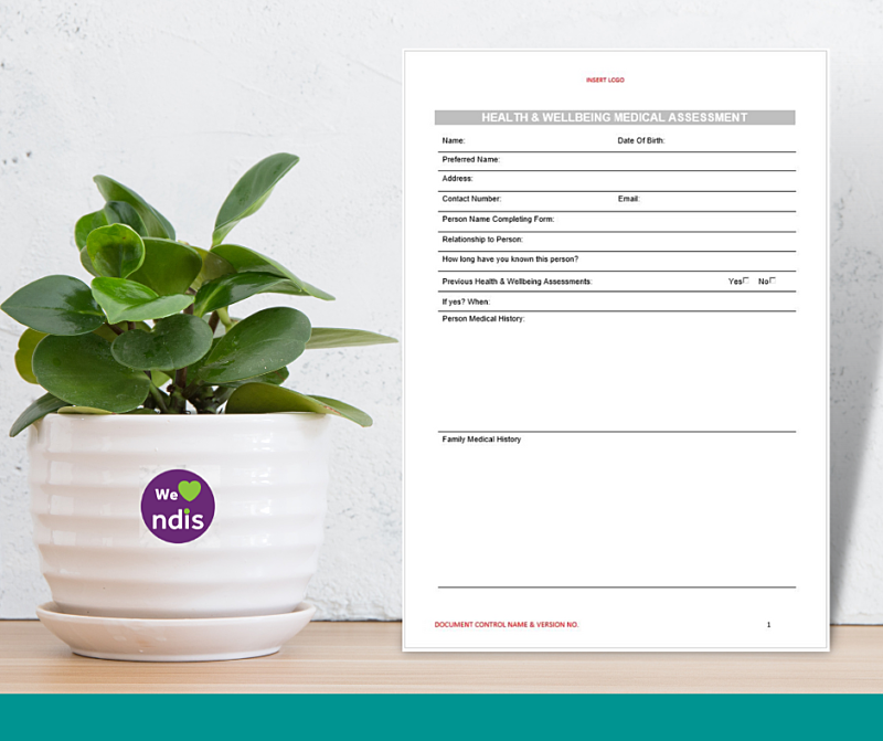 Health & Wellbeing Medical Assessment Form (CHAPS)