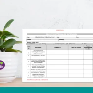 Employee Appraisal or Supervision Form