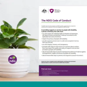 Ndis Commission- Code of Conduct