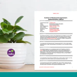 Position Contract - Administration Officer