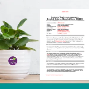 Position Contract - Enrolled/Endorsed Enrolled Nurse